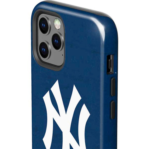MLB New York Yankees - Solid Distressed iPhone 12 Pro Max Impact Case