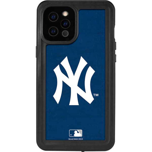 MLB New York Yankees - Solid Distressed iPhone 12 Pro Max Waterproof Case