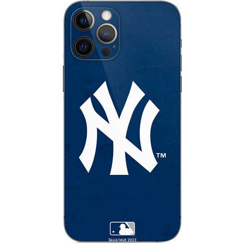 MLB New York Yankees - Solid Distressed iPhone 12 Pro Skin