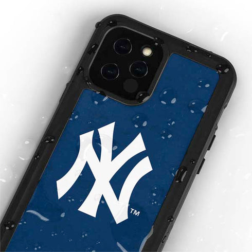 MLB New York Yankees - Solid Distressed iPhone 12 Pro Waterproof Case