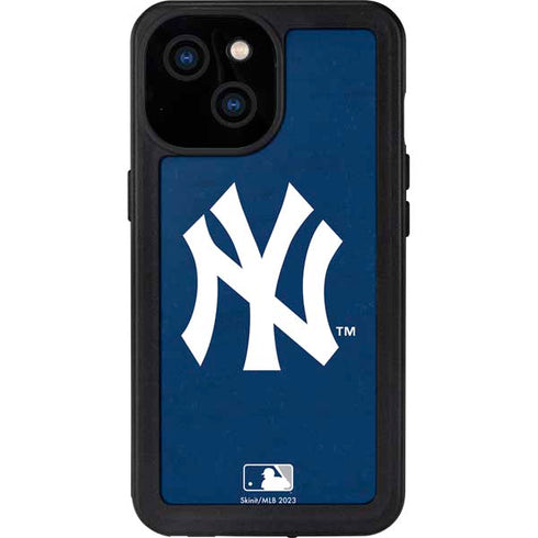 MLB New York Yankees - Solid Distressed iPhone 13 Mini Waterproof Case