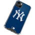 MLB New York Yankees - Solid Distressed iPhone 15 Plus Clear Case