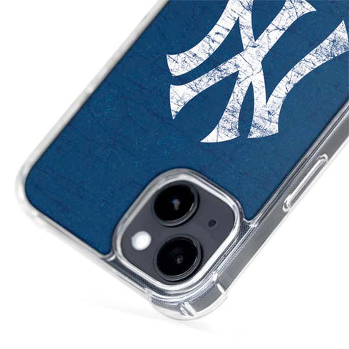 MLB New York Yankees - Solid Distressed iPhone 15 Plus MagSafe Case