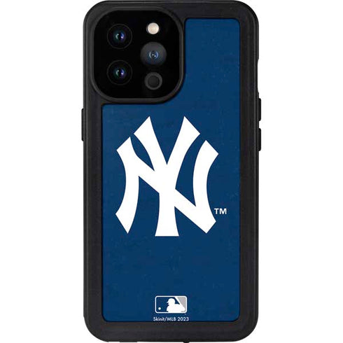 MLB New York Yankees - Solid Distressed iPhone 14 Pro Max Waterproof Case