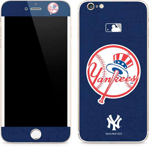 MLB New York Yankees - Solid Distressed iPhone 6/6s Plus Skin