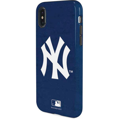 MLB New York Yankees - Solid Distressed iPhone X Pro Case