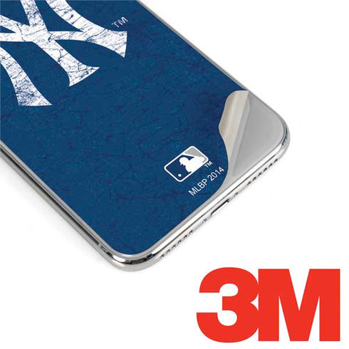 MLB New York Yankees - Solid Distressed iPhone XS Max Skin