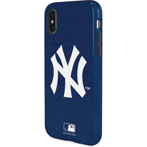 MLB New York Yankees - Solid Distressed iPhone XS Pro Case