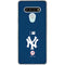MLB New York Yankees - Solid Distressed LG Stylo 6 Clear Case