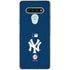 MLB New York Yankees - Solid Distressed LG Stylo 6 Clear Case
