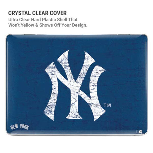 MLB New York Yankees - Solid Distressed MacBook Air 13in M1 (2021) Case plus Skin