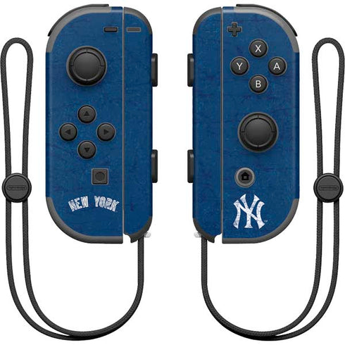 MLB New York Yankees - Solid Distressed Nintendo Joy-Con (L/R) Controller Skin