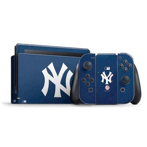 MLB New York Yankees - Solid Distressed Nintendo Switch Bundle Skin
