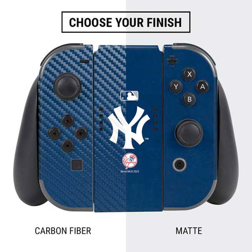 MLB New York Yankees - Solid Distressed Nintendo Switch Bundle Skin
