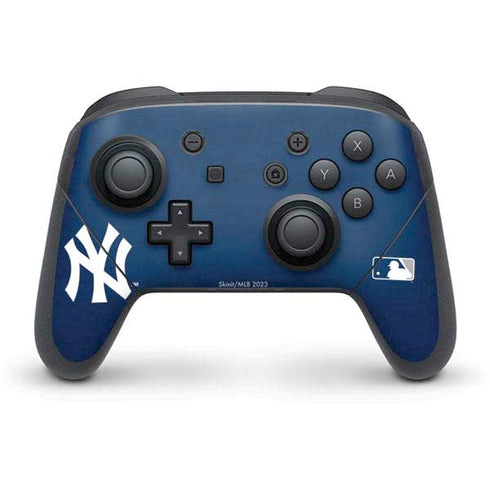 MLB New York Yankees - Solid Distressed Nintendo Switch Pro Controller Skin
