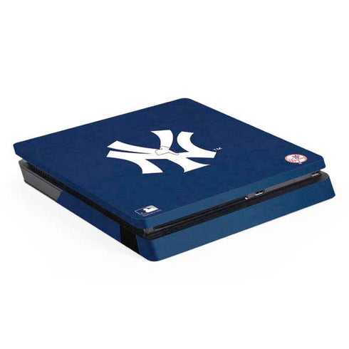 MLB New York Yankees - Solid Distressed PS4 Slim Skin