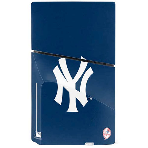 MLB New York Yankees - Solid Distressed PS5 Slim Disk Console Skin