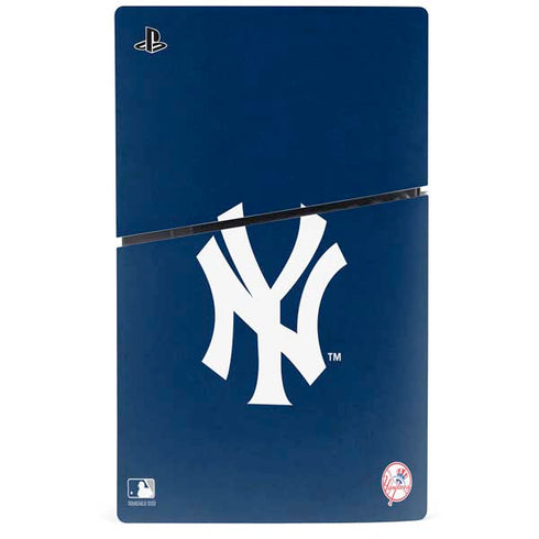 MLB New York Yankees - Solid Distressed PS5 Slim Digital Edition Bundle Skin