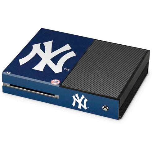 MLB New York Yankees - Solid Distressed Xbox One Console Skin