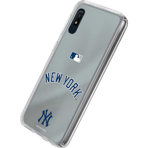 MLB New York Yankees Alternate/Away Jersey Galaxy A10e Clear Case