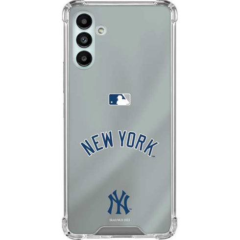 MLB New York Yankees Alternate/Away Jersey Galaxy A13 5G Clear Case
