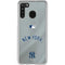 MLB New York Yankees Alternate/Away Jersey Galaxy A21 Clear Case