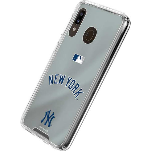 MLB New York Yankees Alternate/Away Jersey Galaxy A30 Clear Case