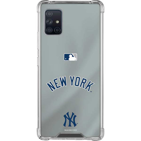 MLB New York Yankees Alternate/Away Jersey Galaxy A51 5G Clear Case