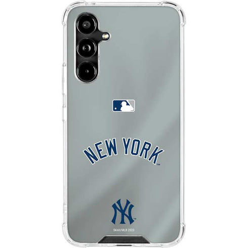 MLB New York Yankees Alternate/Away Jersey Galaxy A54 5G Clear Case