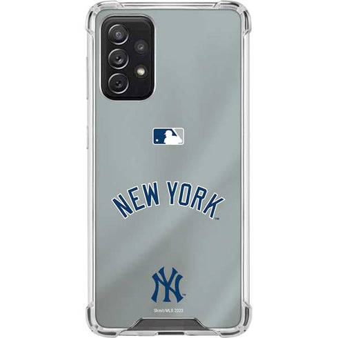 MLB New York Yankees Alternate/Away Jersey Galaxy A72 5G Clear Case