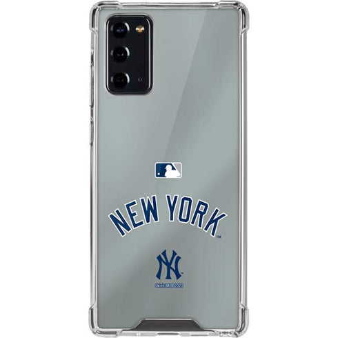 MLB New York Yankees Alternate/Away Jersey Galaxy Note20 5G Clear Case