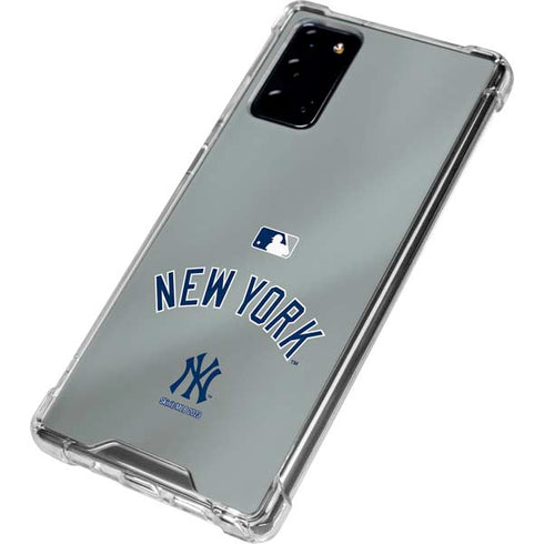 MLB New York Yankees Alternate/Away Jersey Galaxy Note20 5G Clear Case