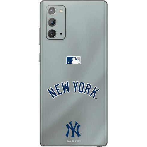 MLB New York Yankees Alternate/Away Jersey Galaxy Note20 5G Skin