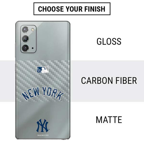 MLB New York Yankees Alternate/Away Jersey Galaxy Note20 5G Skin