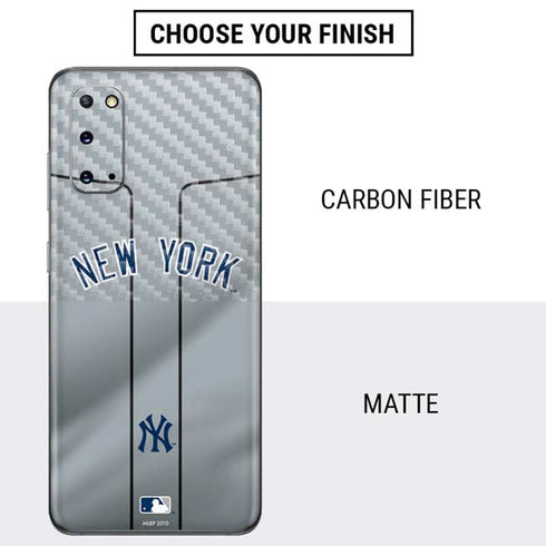 MLB New York Yankees Alternate/Away Jersey Galaxy S20 Skin