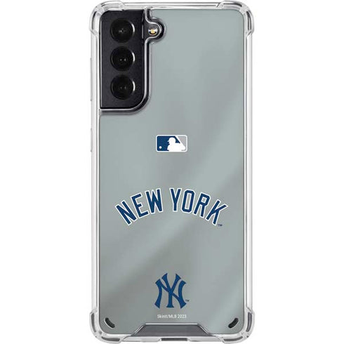 MLB New York Yankees Alternate/Away Jersey Galaxy S21 5G Clear Case