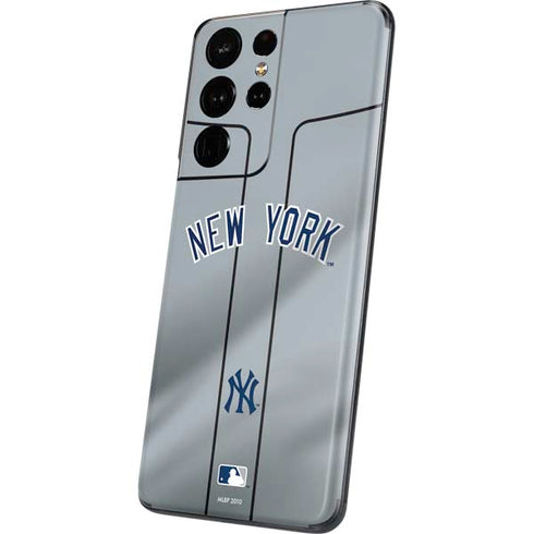 MLB New York Yankees Alternate/Away Jersey Galaxy S21 Ultra 5G Skin