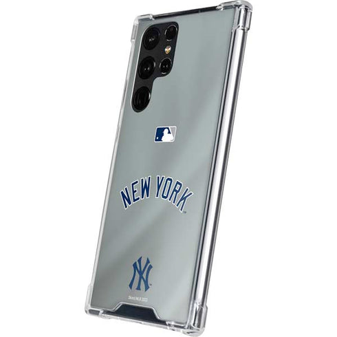 MLB New York Yankees Alternate/Away Jersey Galaxy S22 Ultra Clear Case