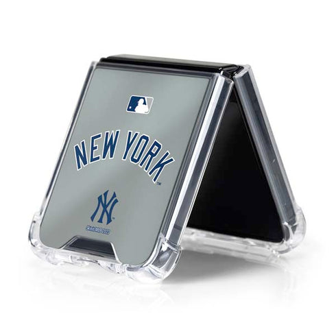 MLB New York Yankees Alternate/Away Jersey Galaxy Z Flip5 5G Clear Case