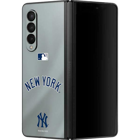 MLB New York Yankees Alternate/Away Jersey Galaxy Z Fold3 5G Skin