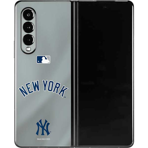 MLB New York Yankees Alternate/Away Jersey Galaxy Z Fold3 5G Skin