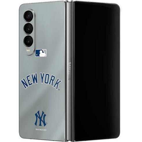MLB New York Yankees Alternate/Away Jersey Galaxy Z Fold4 5G Skin