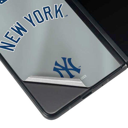 MLB New York Yankees Alternate/Away Jersey Galaxy Z Fold4 5G Skin