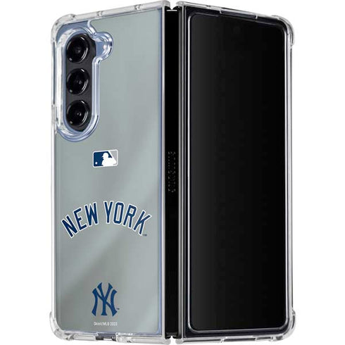 MLB New York Yankees Alternate/Away Jersey Galaxy Z Fold5 5G Clear Case