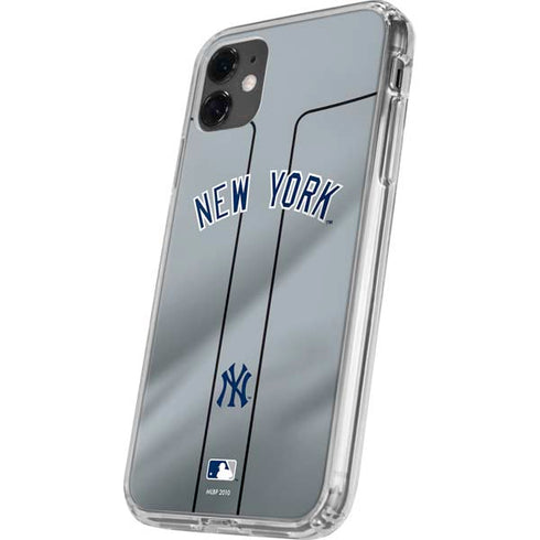 MLB New York Yankees Alternate/Away Jersey iPhone 11 Clear Case