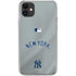 MLB New York Yankees Alternate/Away Jersey iPhone 11 Clear Case