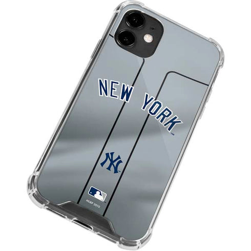 MLB New York Yankees Alternate/Away Jersey iPhone 12 Clear Case