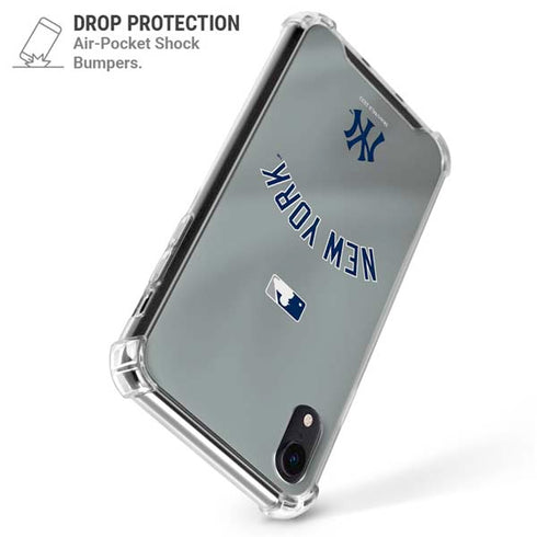 MLB New York Yankees Alternate/Away Jersey iPhone XR Clear Case