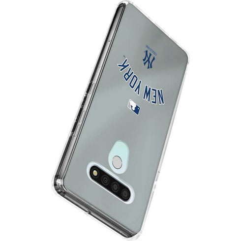 MLB New York Yankees Alternate/Away Jersey LG Stylo 6 Clear Case