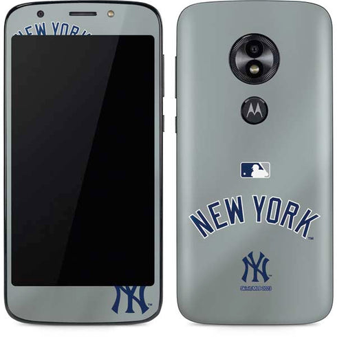 MLB New York Yankees Alternate/Away Jersey Moto E5 Play Skin